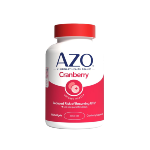 AZO Cranberry Supplement, Help Cleanse and Protect the Urinary Tract, Non-GMO, 100 Softgels
