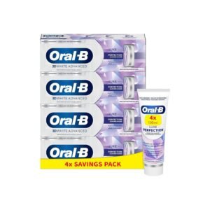 Oral-B 3DWhite Advanced Luxe Perfection Toothpaste 400 ml (100 ml x 4)