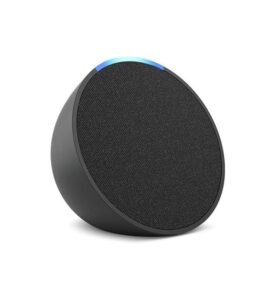Echo Pop (Newest gen) | Full sound compact Wi-Fi and Bluetooth smart speaker with Alexa | Charcoal