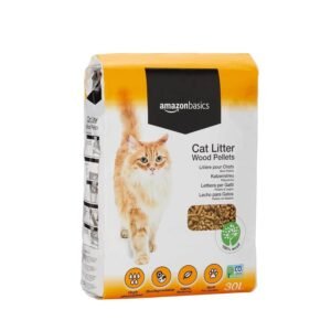 Cat Litter Wood Pellets Highly Absorbent, Unscented, 30 l (Pack of 1)
