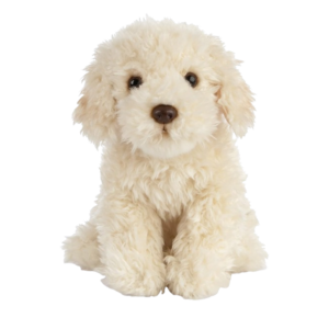 Living Nature Labradoodle, Realistic Soft Cuddly Dog Toy, Naturli Eco-Friendly Plush, 25cm