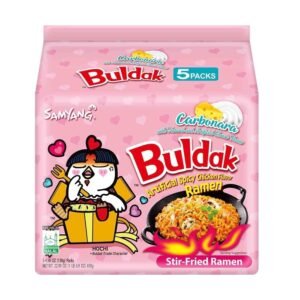 Samyang Carbo Buldak Nuclear Fire Fried Super Hot Spicy Noodle 5 Pack