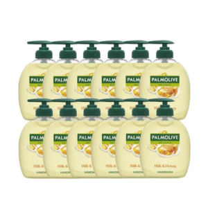 Palmolive Naturals Milk & Honey Liquid Hand Soap 12x300ml multipack