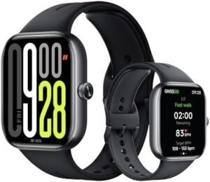 XIAOMI Redmi Watch 5 smartwatch, Sports Fitness Tracker, 53mm AMOLED, 24 days battery life, Bluetooth calling, 150+Sports mode, Heart rate Sleep tracking, 5ATM GPS, Android™ & iOS, Black