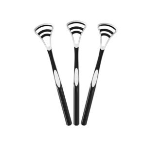 Y-Kelin Tongue Scraper, 3 Pack Tongue Cleaner for Oral Hygiene and Fresh Breath, Easy to Use and Clean