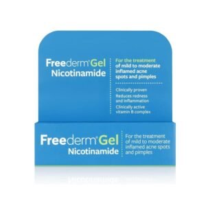 Freederm Gel With Nicotinamide. For Mild to Moderate Inflamed Acne Spots and Pimples. 10g