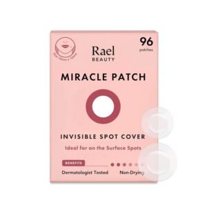 Rael Pimple Patches, Miracle Invisible Spot Cover - Korean Skincare, Hydrocolloid Acne Spot Treatment Patch - 2 Sizes (96 Patches)