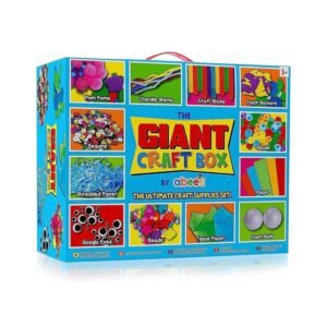 abeec Giant Craft Kit for Kids | Arts and Crafts Supplies Kit | Comprehensive Craft Box for Ages 5 and Over,