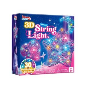 Klever Kits 3D String Art Kit for Kids,Arts and Crafts for Kids Ages 8 9 10 11 12